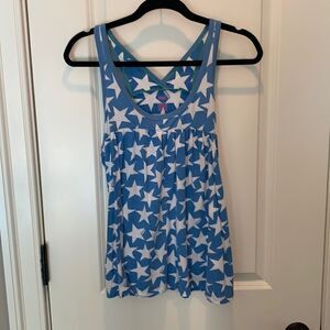 PINK cotton racerback tank 🇺🇸